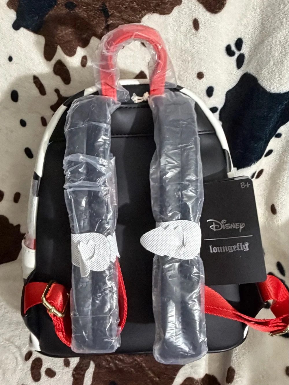 Loungefly White, Black & Red Dalmatian Puppy Backpack